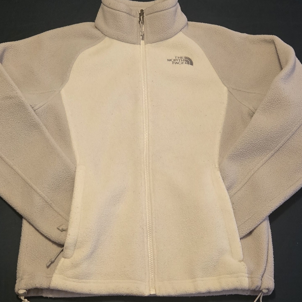 North Face full zip fleece jacket, size small